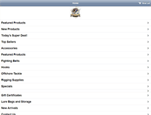 Tablet Screenshot of customoffshoretackle.com